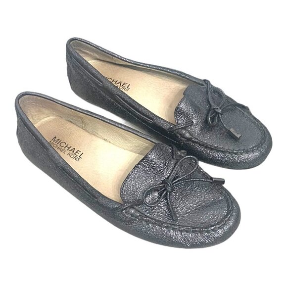 Michael Kors Sutton Metallic Tassel Slip On Comfort Moc Loafer Flats Shoe Size 6 - Picture 7 of 8
